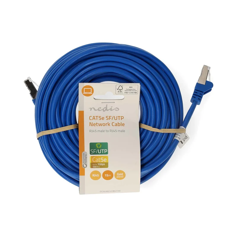 CAT5e Netwerkkabel SF/UTP - RJ45 Male - RJ45 Male