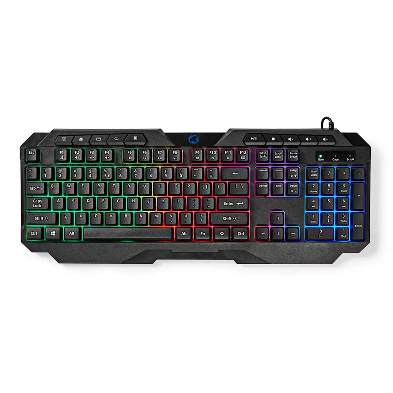 Bedraad Gaming Toetsenbord USB Type-A - Membrane Toetsen - LED