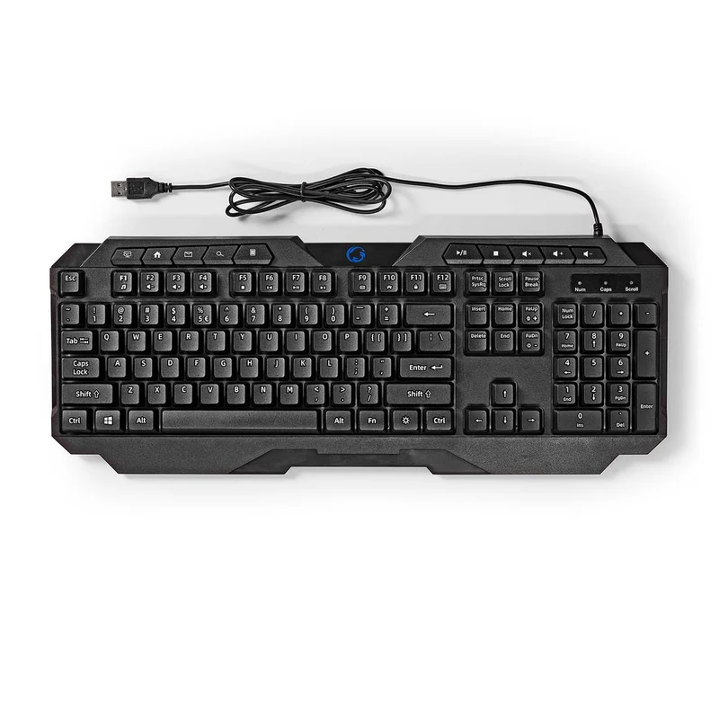 Bedraad Gaming Toetsenbord USB Type-A - Membrane Toetsen - LED