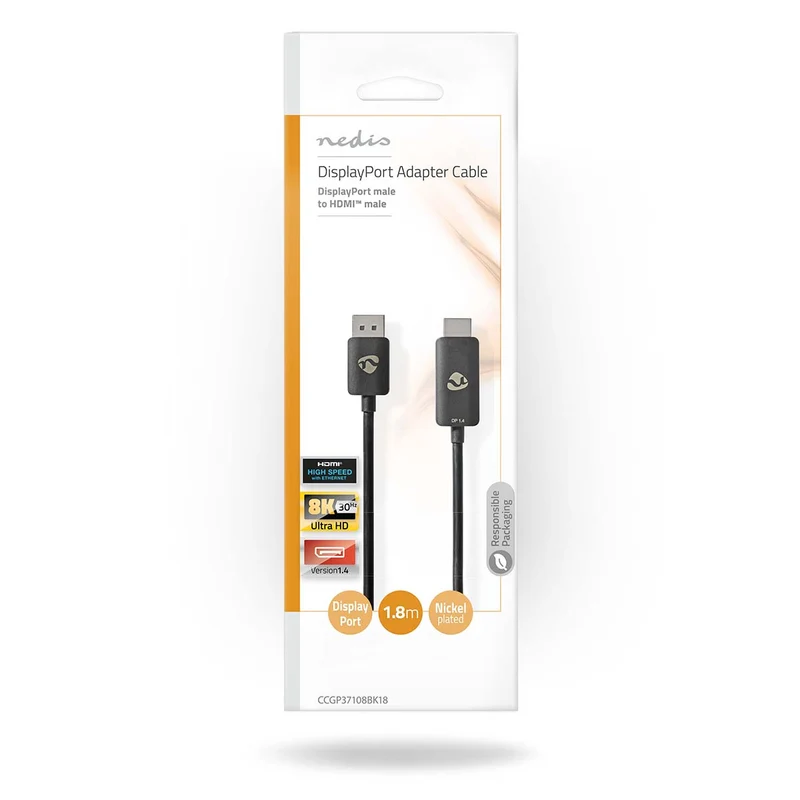 DisplayPort-Adapter DisplayPort Male - HDMI™ Output - 8K@30Hz