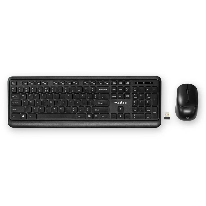 Muis en Toetsenbord - Set Draadloos - Muis- en toetsenbordverbinding: USB - 800 / 1200 / 1600 dpi