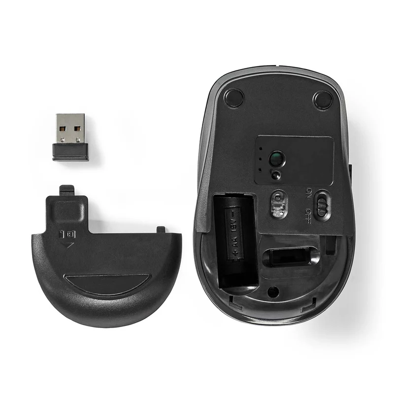 Muis en Toetsenbord - Set Draadloos - Muis- en toetsenbordverbinding: USB - 800 / 1200 / 1600 dpi