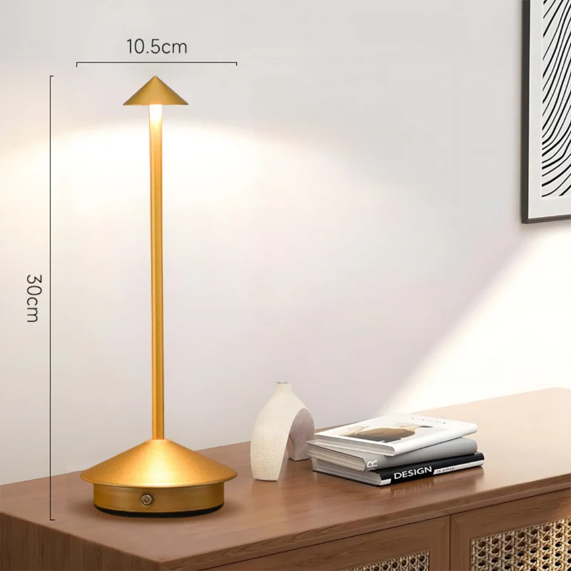Elegante kabelløse LED-lampe til indendørs og udendørs brug