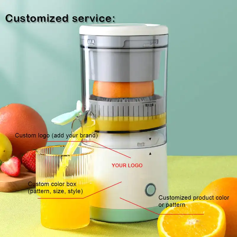 Bærbar Elektrisk Saftpresser og Blender