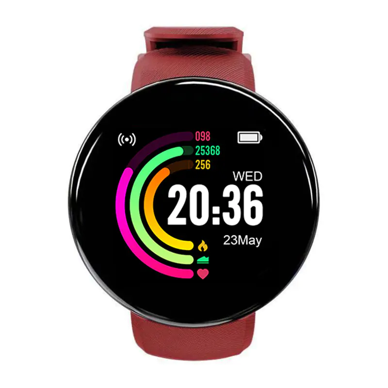 D18 Smart Armbånd med Bluetooth-opkald og Sundhedsovervågning