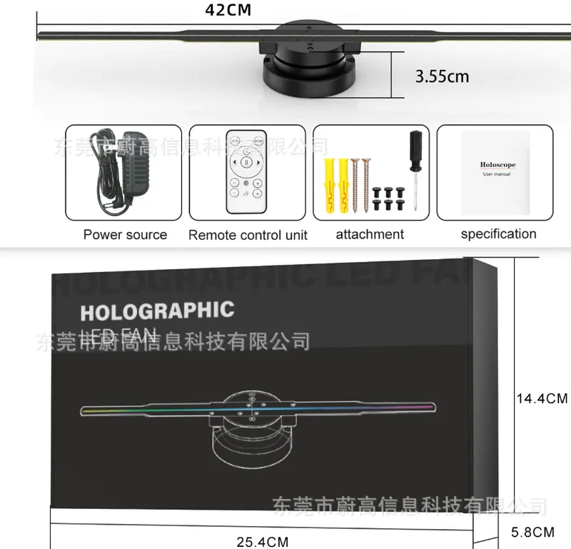 3D Holografisk Fan Display – Effektiv Reklame til Events og Butikker
