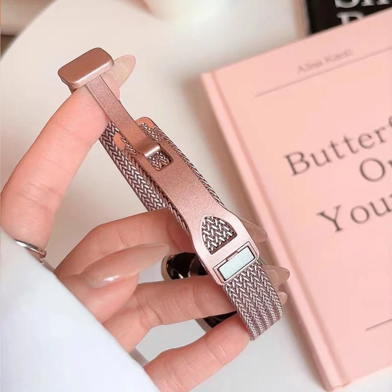 Ultra-tyndt armbånd i rustfrit stål til Apple Watch for elegant brug