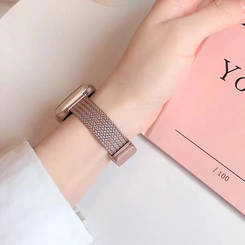 Ultra-tyndt armbånd i rustfrit stål til Apple Watch for elegant brug