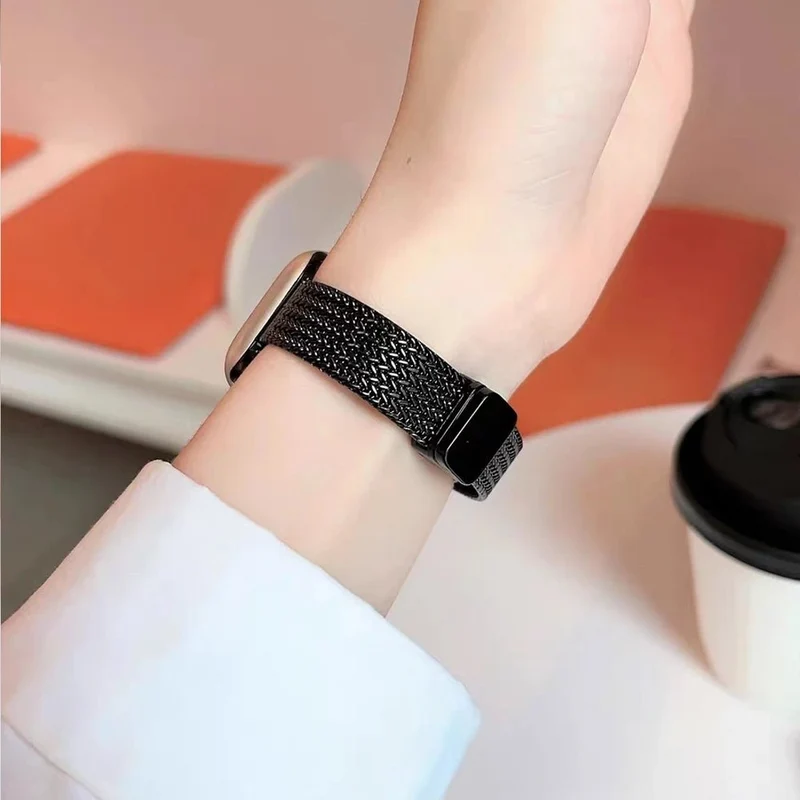 Ultra-tyndt armbånd i rustfrit stål til Apple Watch for elegant brug