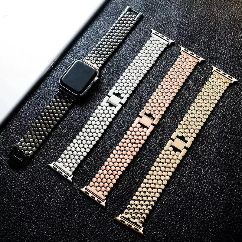 Elegant rustfrit stålrem til Apple Watch til hverdag og fest