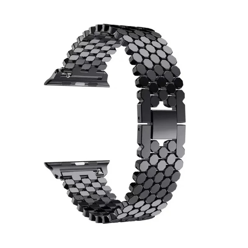 Elegant rustfrit stålrem til Apple Watch til hverdag og fest