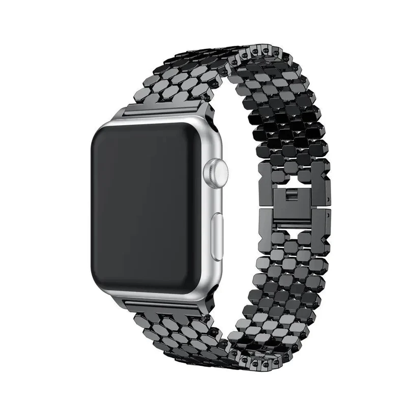 Elegant rustfrit stålrem til Apple Watch til hverdag og fest