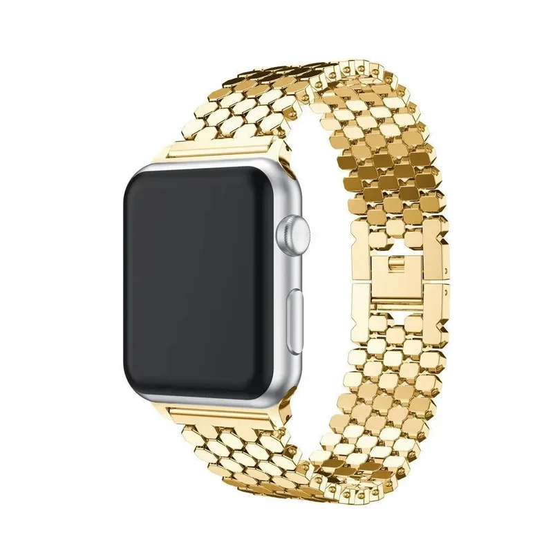 Elegant rustfrit stålrem til Apple Watch til hverdag og fest