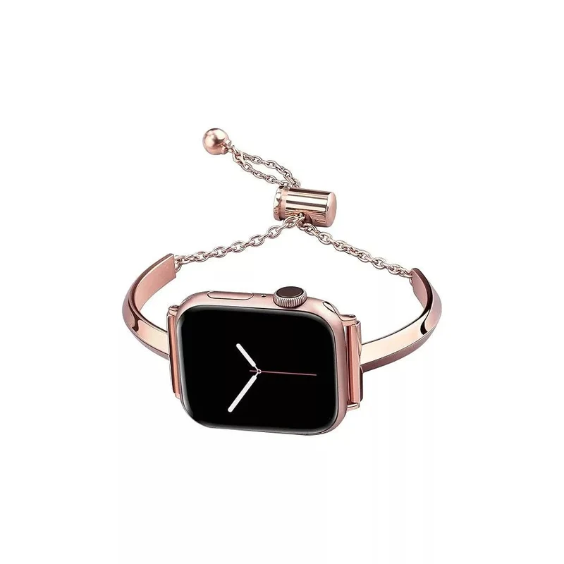 Elegante rustfrit stål armbånd til Apple Watch til daglig brug