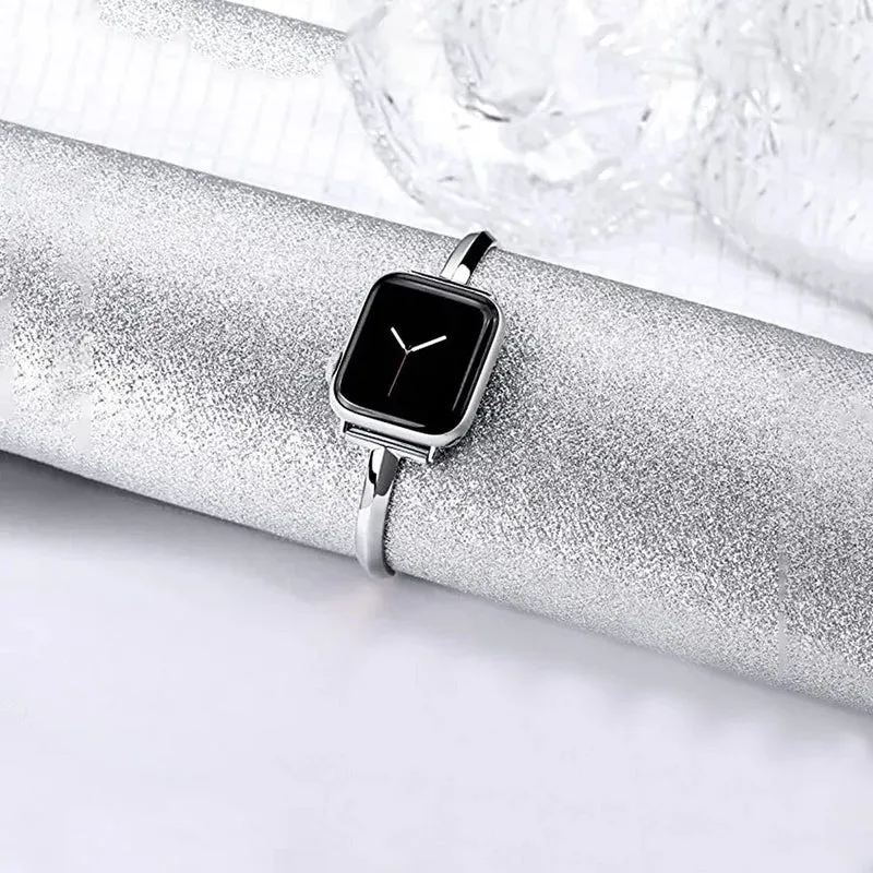 Elegante rustfrit stål armbånd til Apple Watch til daglig brug