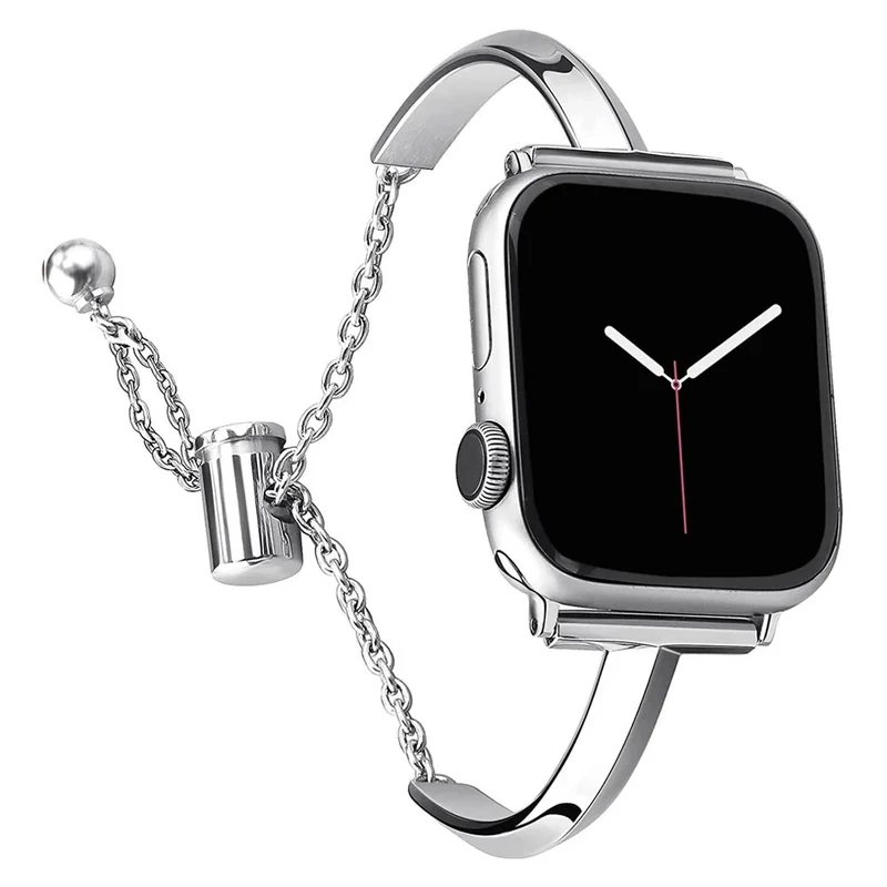 Elegante rustfrit stål armbånd til Apple Watch til daglig brug