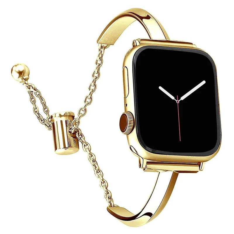 Elegante rustfrit stål armbånd til Apple Watch til daglig brug