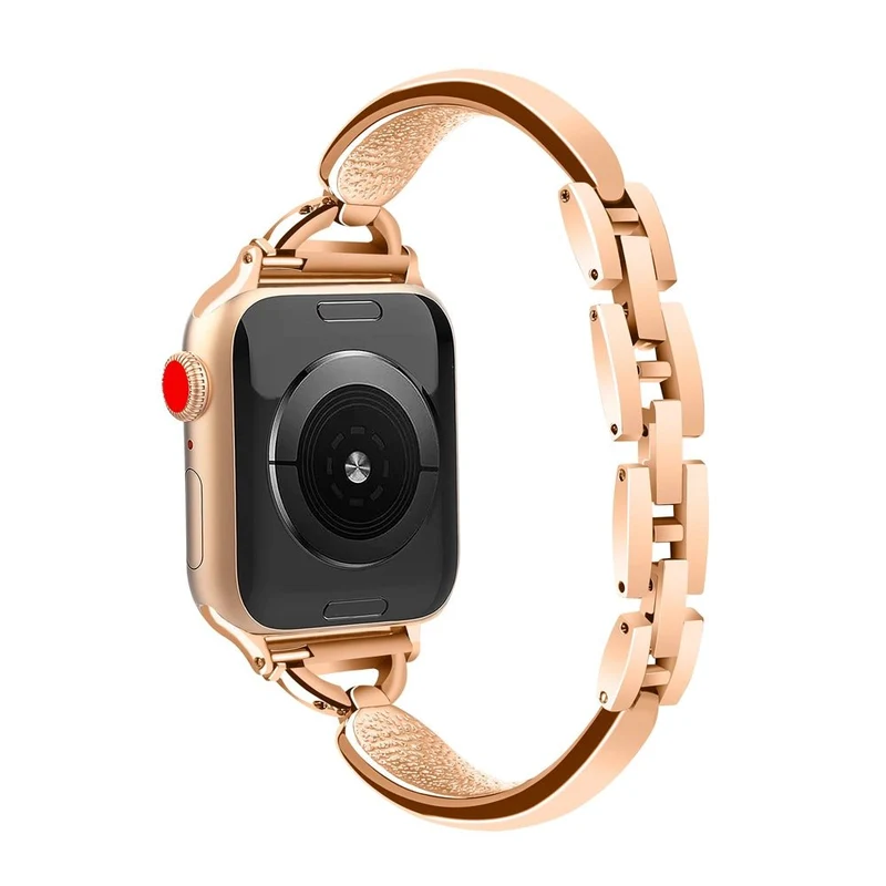 Elegant rustfrit stålarmbånd til Apple Watch til hverdag og fest