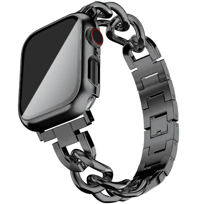 Moderne rustfrit stål armbånd til Apple Watch til kvinder
