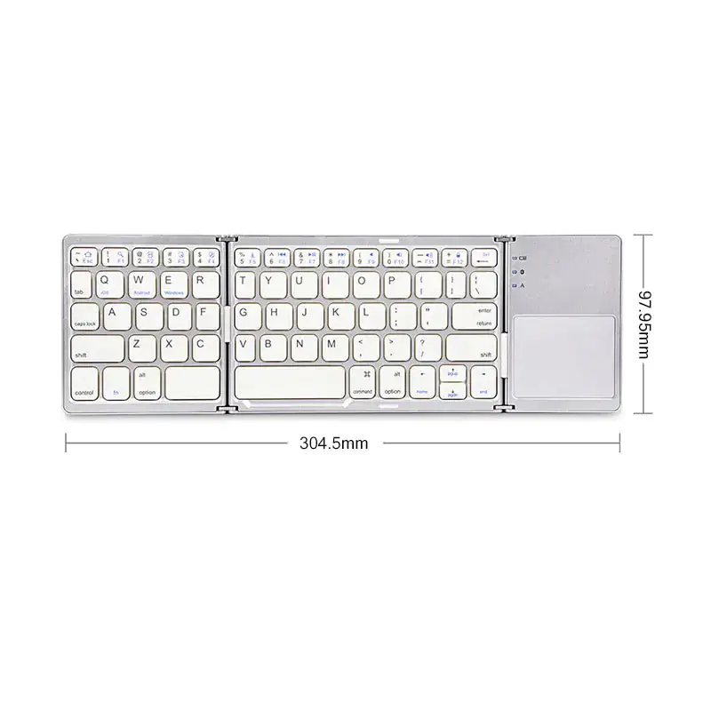 Trådløst Sammenfoldeligt Tastatur