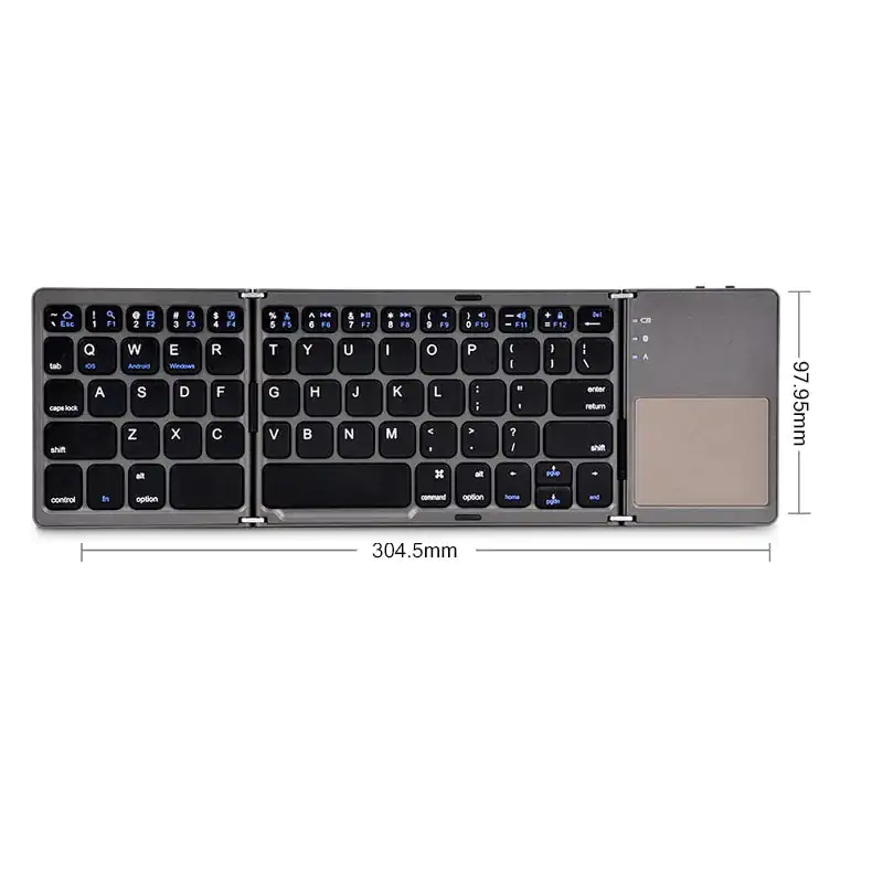 Trådløst Sammenfoldeligt Tastatur