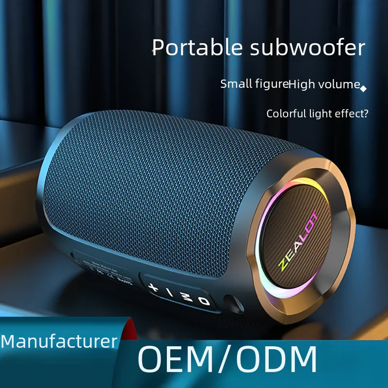 S49 Trådløs Bluetooth Højttaler – Kraftfuld Lyd, Vandtæt, 8 Timers Spilletid, Kompakt & Bærbar