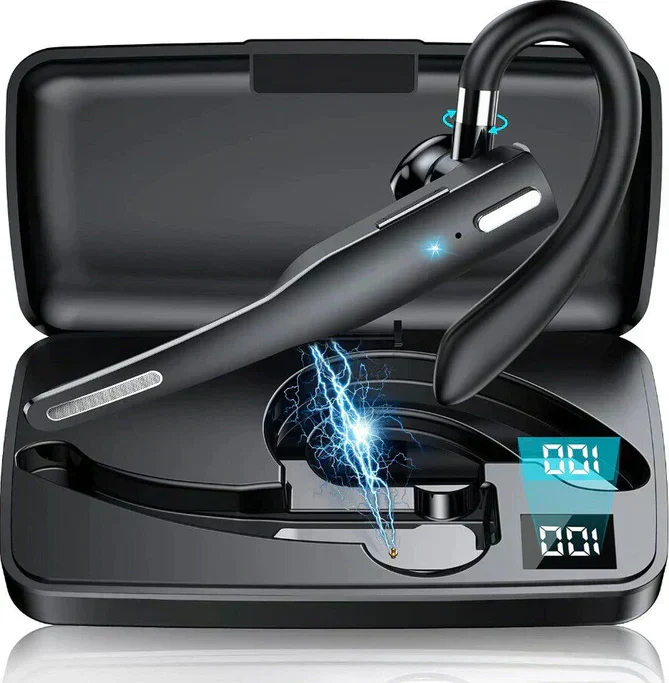 Trådløst Bluetooth headset med støjreduktion til klar kommunikation