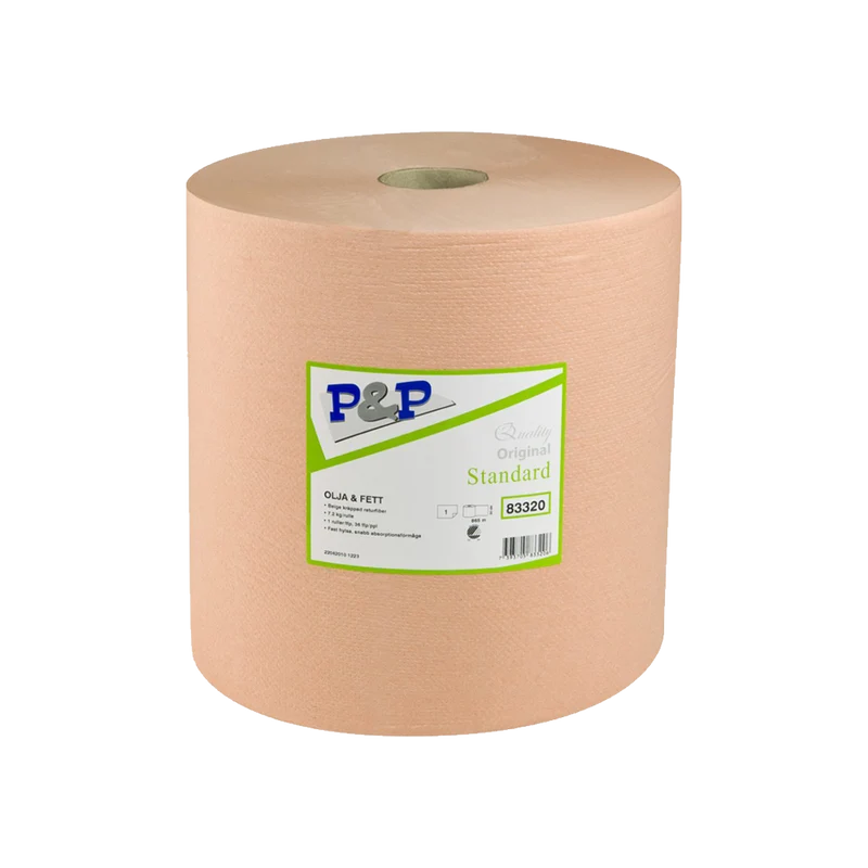 P&P Torkpapper Olja & Fett, 7,5kg