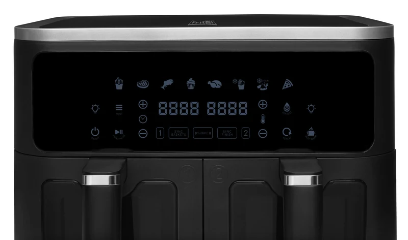 Fritel SnackTastic 8480 DUO Dubbel 9 l Fristående 2400 W Varmluftsfritös Svart
