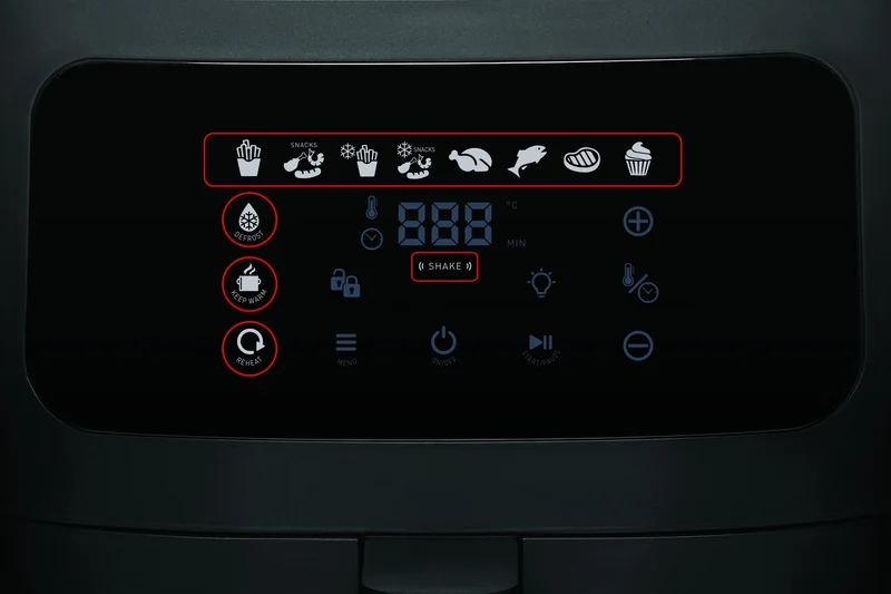 Fritel SnackTastic ST 7520 Single 6 l Fristående 1500 W Varmluftsfritös Svart