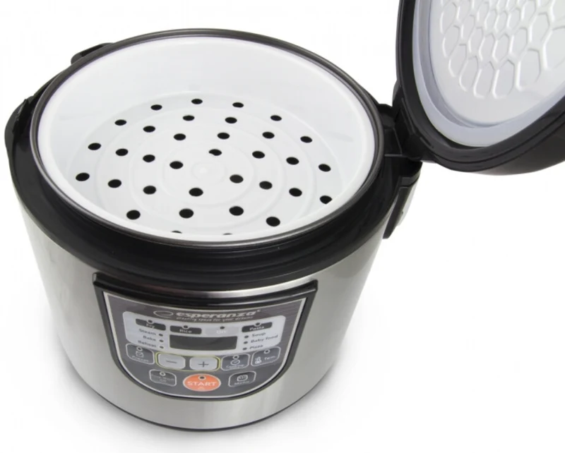 Esperanza EKG011 multicooker 5 l 860 W Svart, Rostfritt stål
