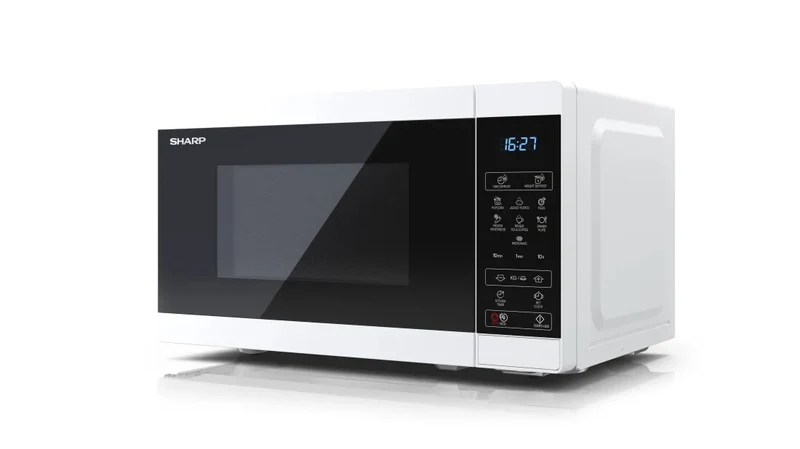 Sharp YC-MS02E-W mikrovågsugn Bänkdiskmaskin Enbart mikrovågsugn 20 l 800 W Svart, Vit