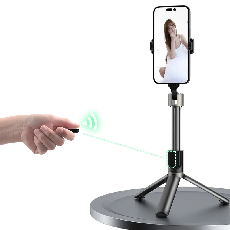 DUDAO F18 Selfie Stick Black Passiv hållare Mobiltelefon / smartphone Svart