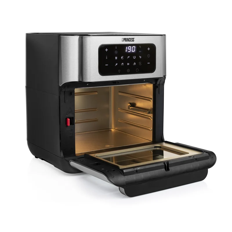 Princess 182065 Single 10 l Fristående 1500 W Varmluftsfritös Silver