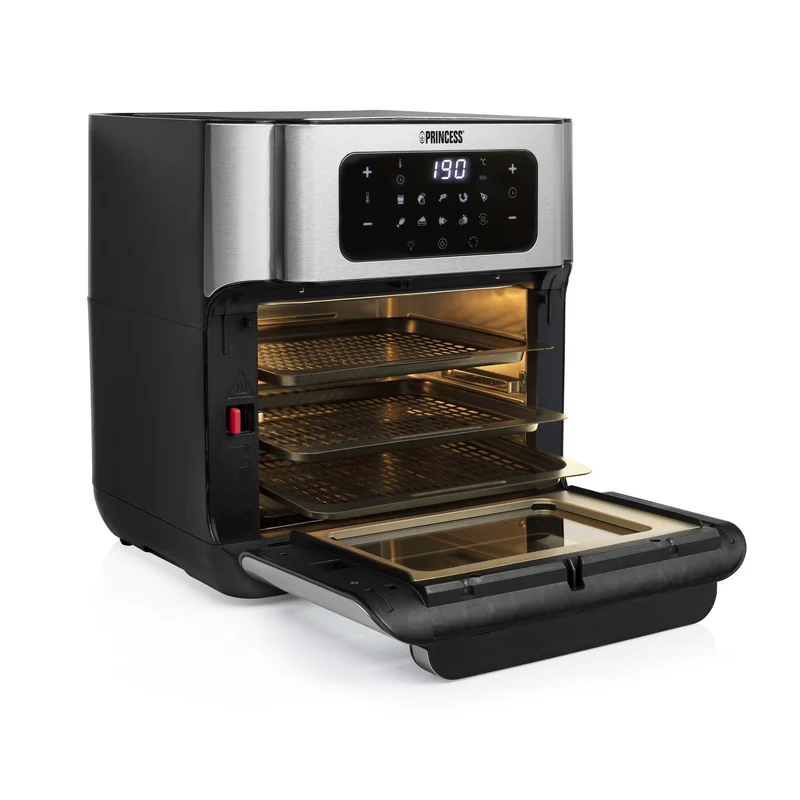 Princess 182065 Single 10 l Fristående 1500 W Varmluftsfritös Silver