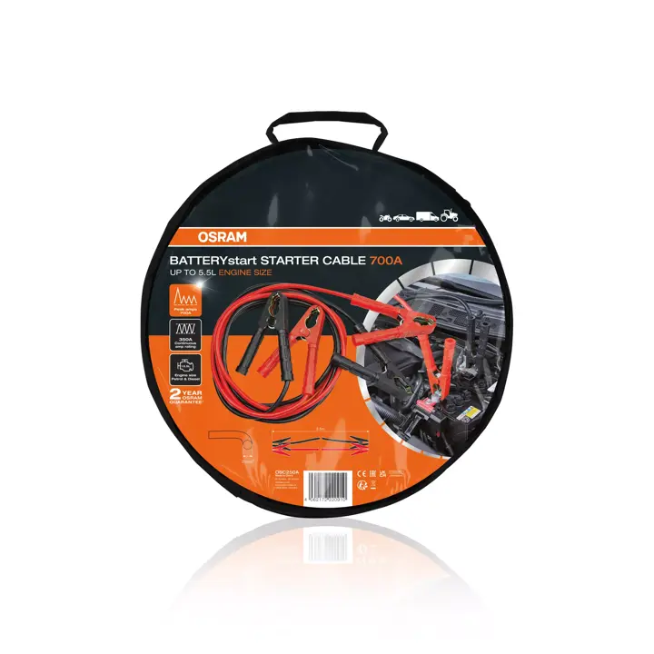 Startkablar OSRAM STARTERcable 700A, 3.5m