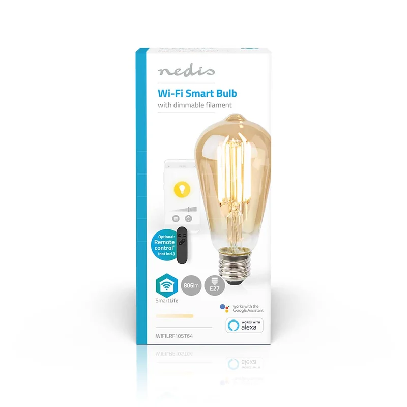 SmartLife LED Filamentlamp Wi-Fi - E27 - 806 lm