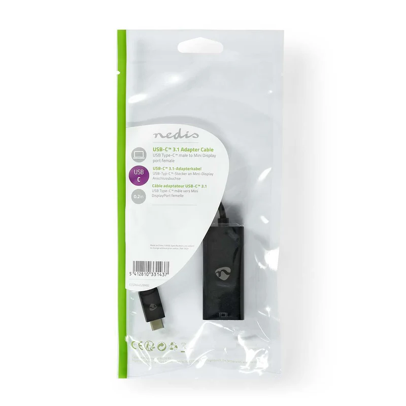 USB-C™ Adapter USB 3.2 Gen 1 - USB-C™ Male - Mini DisplayPort Female