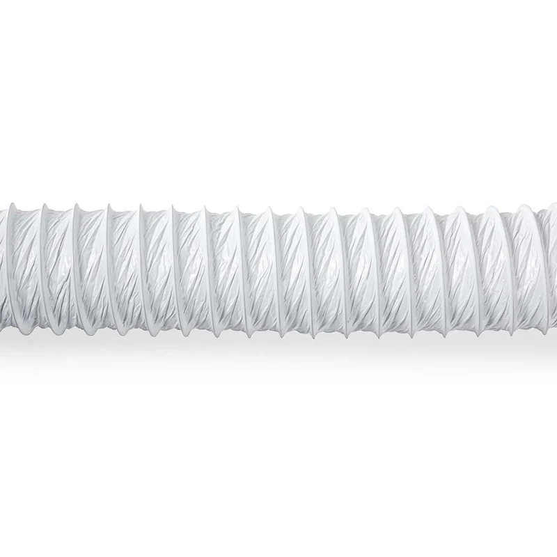 PVC Luchtafvoerslang 100 mm - 1.50m - Geschikt voor: Luchtventilatie / Wasdrogers