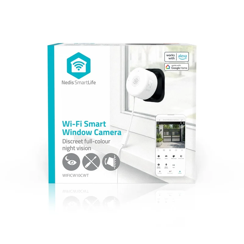 SmartLife raamcamera 3 MPixel - Nachtzicht: 10m