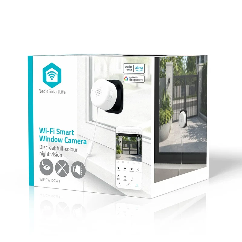 SmartLife raamcamera 3 MPixel - Nachtzicht: 10m