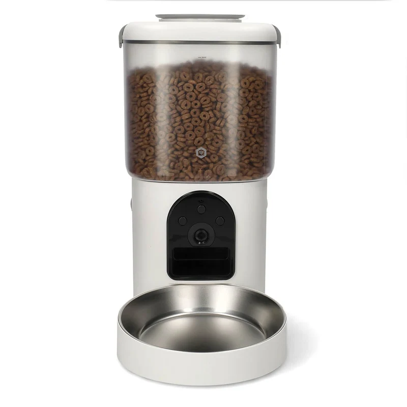 SmartLife Dierenvoeding Dispenser Automatische Voerbak Kat en Hond - Wi-Fi - 4.5l