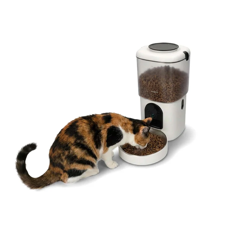 SmartLife Dierenvoeding Dispenser Automatische Voerbak Kat en Hond - Wi-Fi - 4.5l