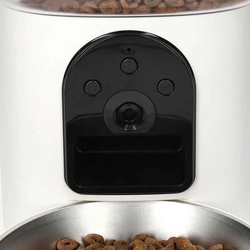 SmartLife Dierenvoeding Dispenser Automatische Voerbak Kat en Hond - Wi-Fi - 4.5l