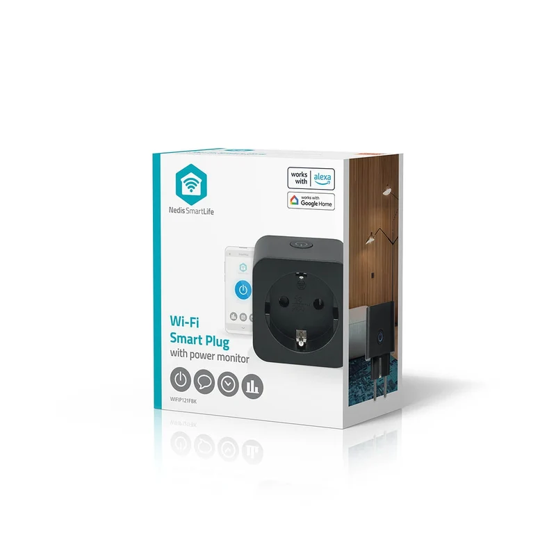 SmartLife Slimme Stekker Wi-Fi - IP21 - Energiemeter