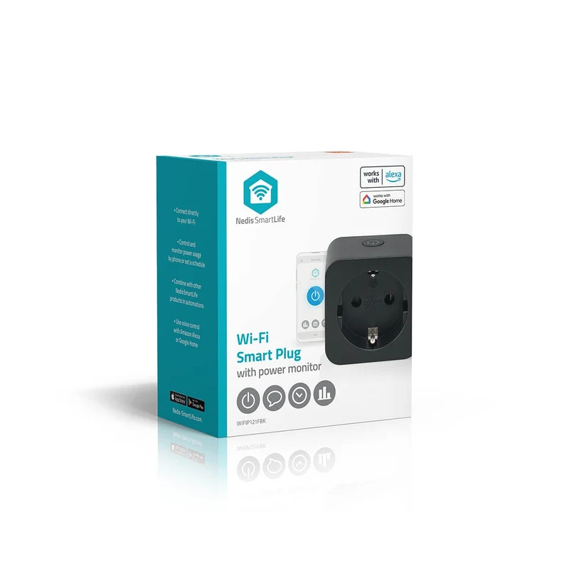 SmartLife Slimme Stekker Wi-Fi - IP21 - Energiemeter