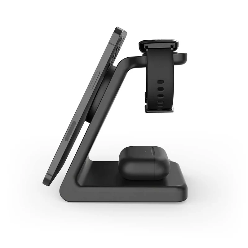 Draadloze Oplader 3-in-1 - 5 / 7.5 / 10 / 15 / 25W - LED-indicatie in gebruik