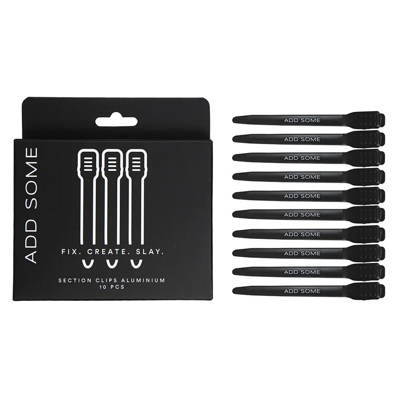 ASC Accessories Section Clips Aluminium SMALL 10-pack
