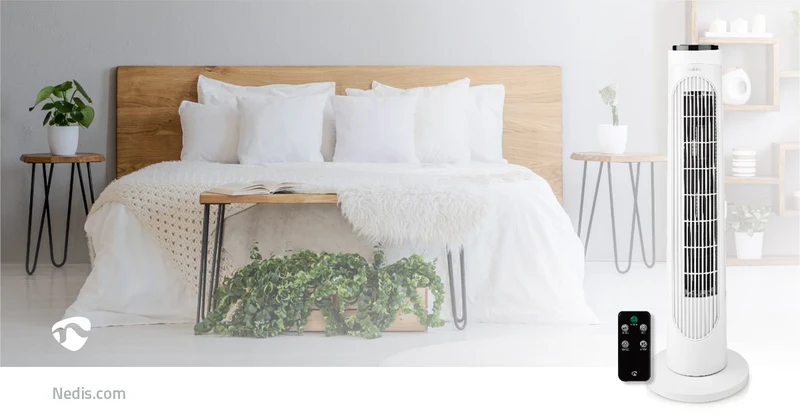 Torenventilator Zwenkfunctie - 50W - Afstandsbediening