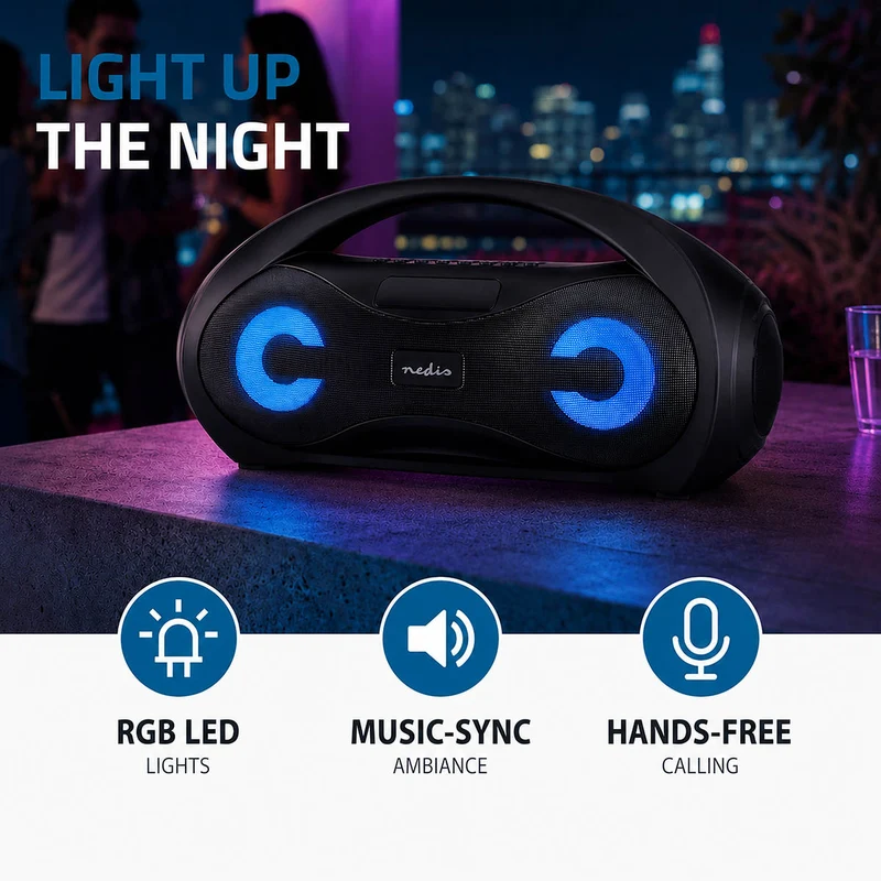 Bluetooth® Party Boombox 420 min - 2.0 - 24W
